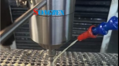 研磨不锈钢9mm内孔，65000转高速气动主轴高精度加工