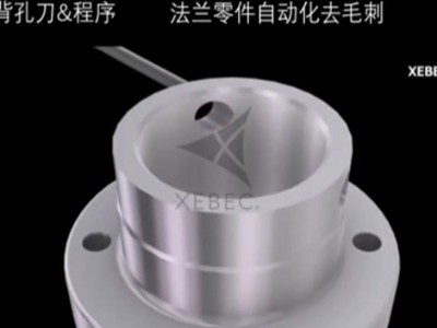 零部件孔上下边缘毛刺，锐必克背孔刀防止二次毛刺